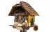 1-day Black Forest house cuckoo clock with wood chopper and dog
