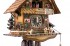 8-day Black Forest house cuckoo clock with visible clockwork, music and dancers